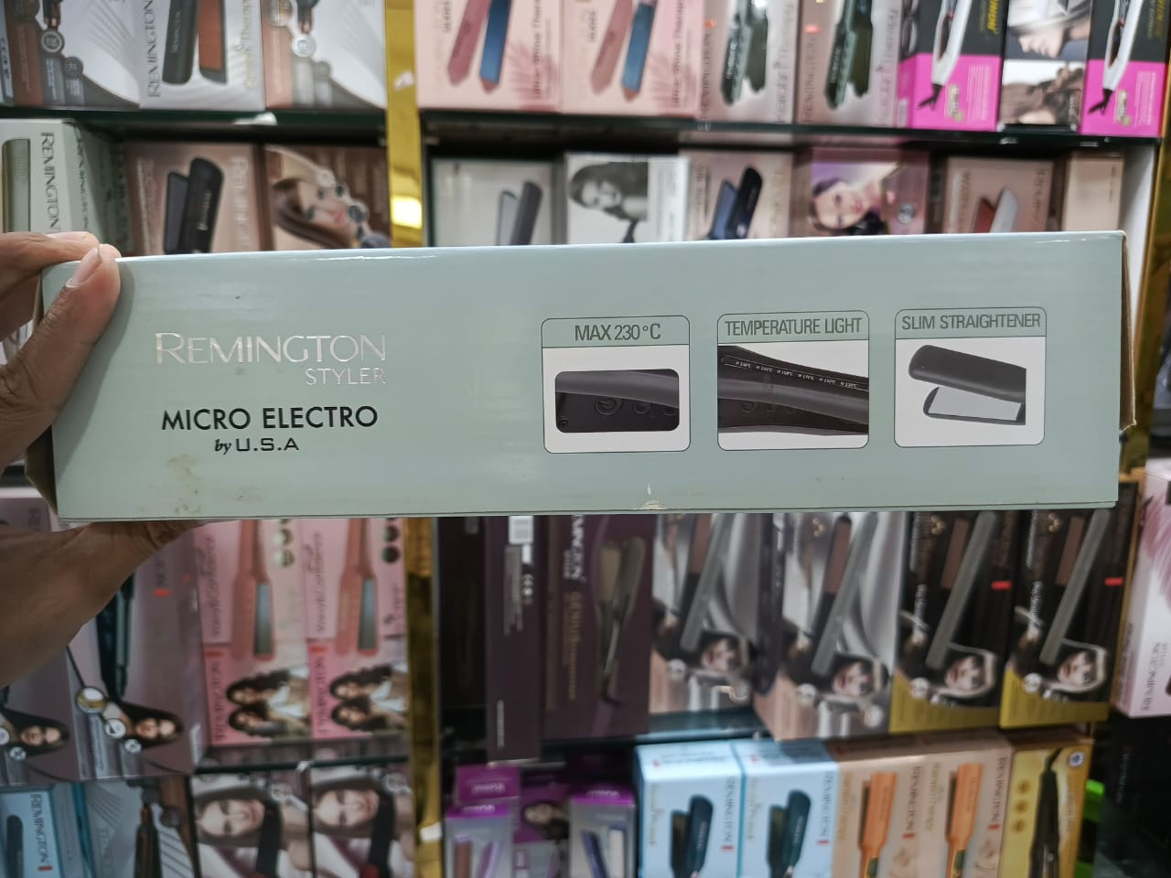 Remington S-9700 Styler New Micro Electro By USA Model Ultra Thin Digital Display Hair Straightener Machine