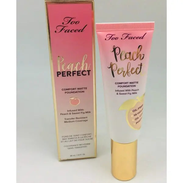 Too Faced Peach Perfect Comfort Matte Foundation ( Natual Shade All Skin Type )