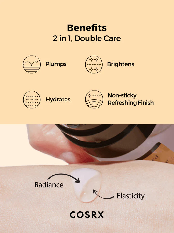 COSRX Niacinamide 5% + Snail Mucin 74% Dual Essence 80ml