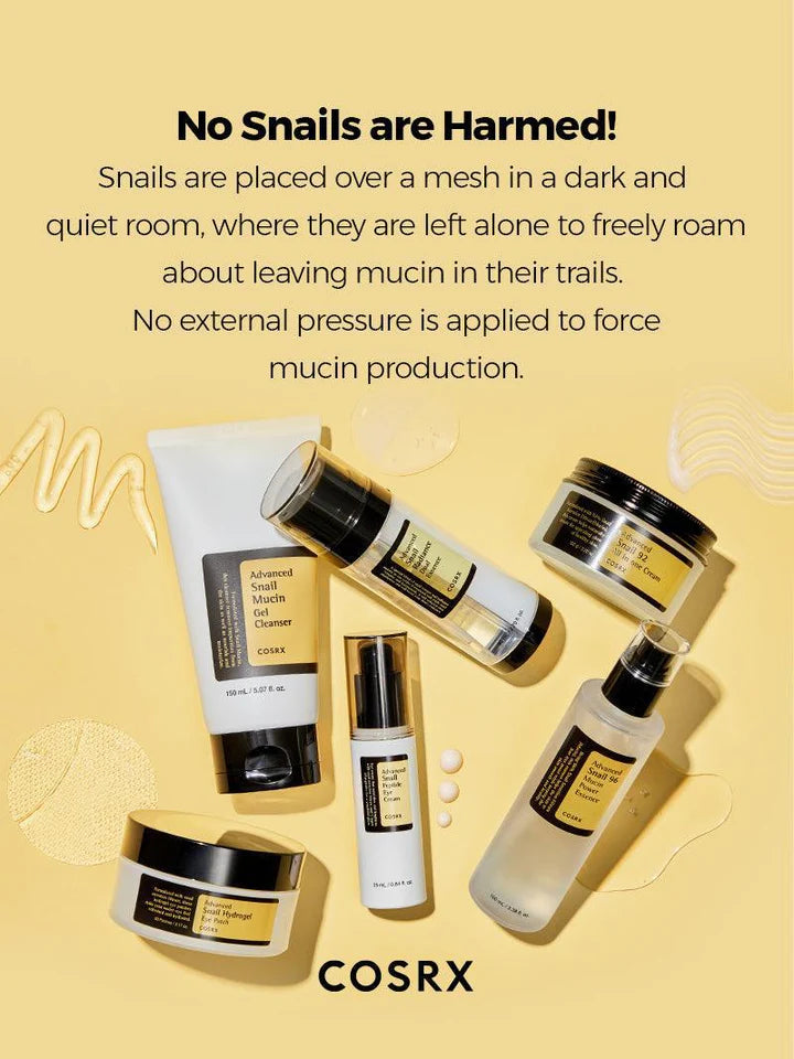 COSRX All About Snail Mucin Korean Skin Care 4/Pcs Set Mini Travel Essentials