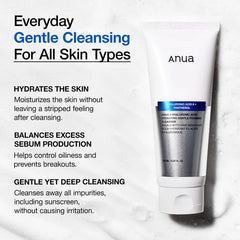 ANUA Hyaluronic Acid 8+ Hydrating Gentle Foaming Cleanser 150ml