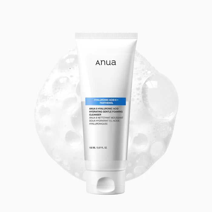 ANUA Hyaluronic Acid 8+ Hydrating Gentle Foaming Cleanser 150ml