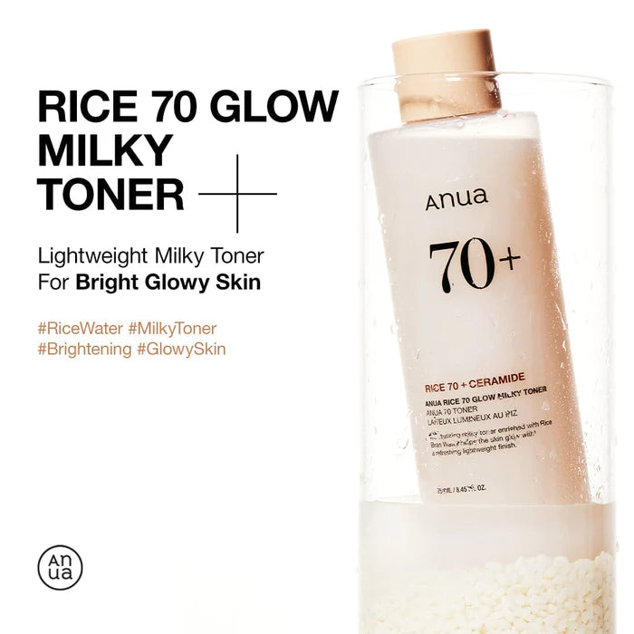 ANUA Rice 70+ Glow Milky Toner 250ml