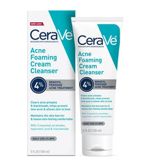 CeraVe Acne 4% Benzoyl Peroxide Foaming Cream Cleanser 150 ML