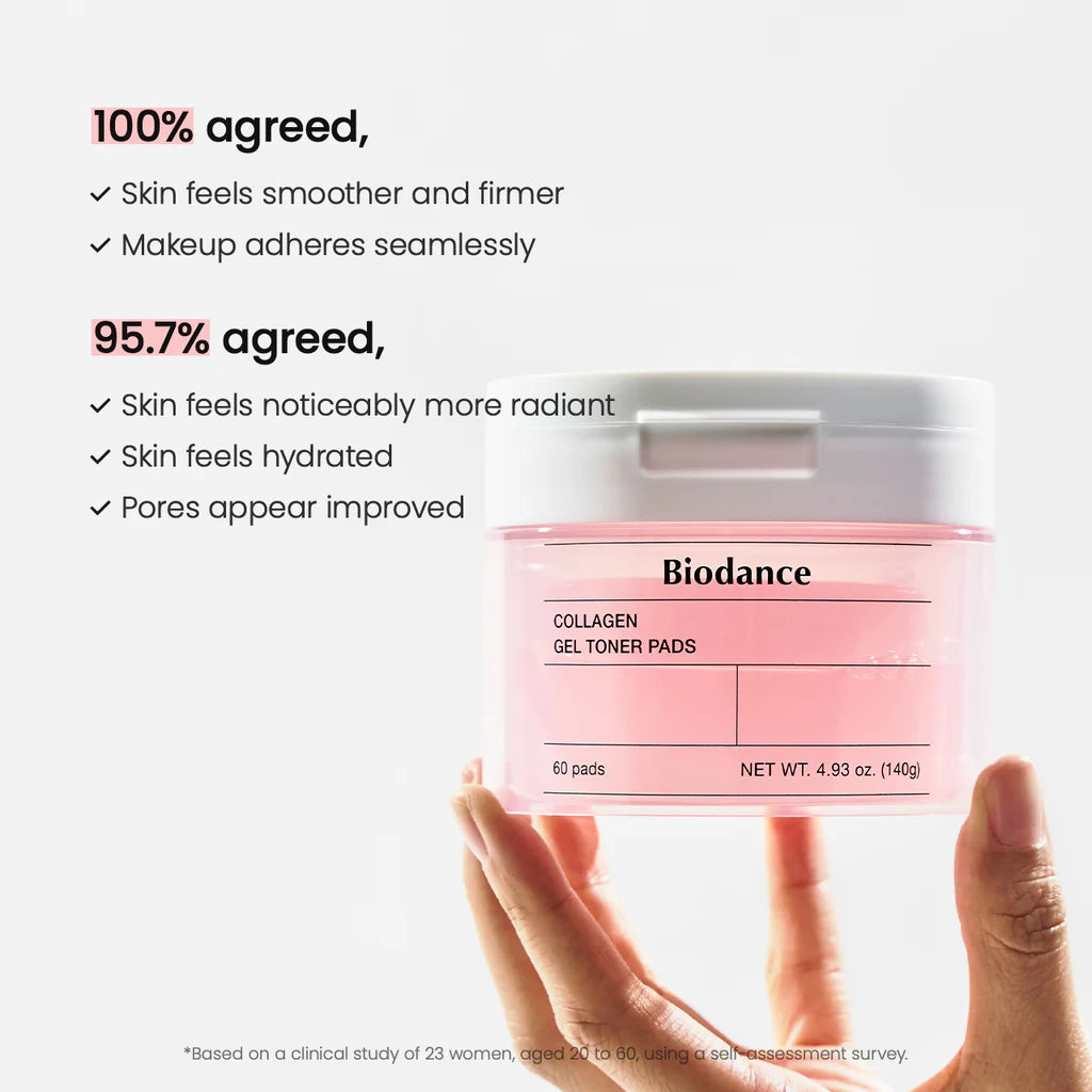 Biodance | Collagen Gel Toner 60/Pads Jar 140g