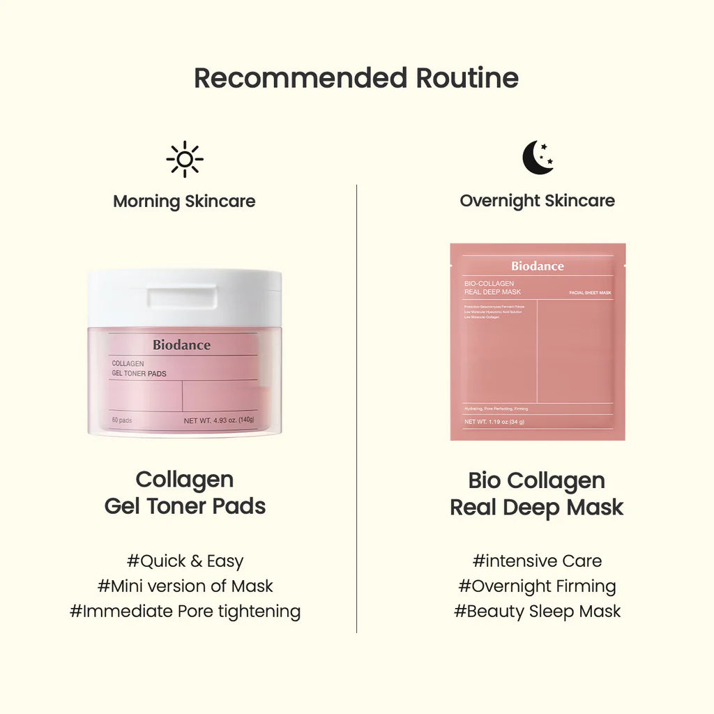 Biodance | Collagen Gel Toner 60/Pads Jar 140g