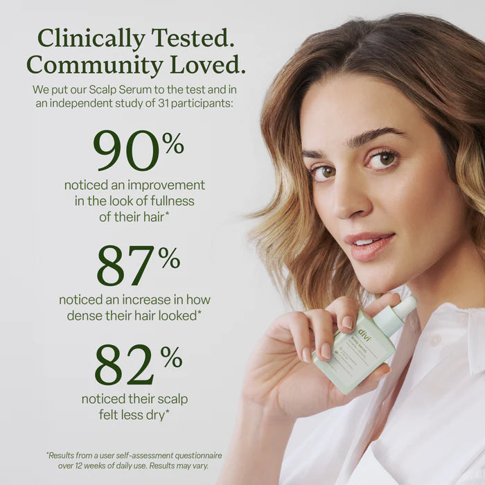 DIVI Revitalize And Detoxify Your Scalp With Divi Scalp Serum - Aids Against Hair-Thinning, Nourishes Hair Follicles, And Removes Product Build-Up 30ml