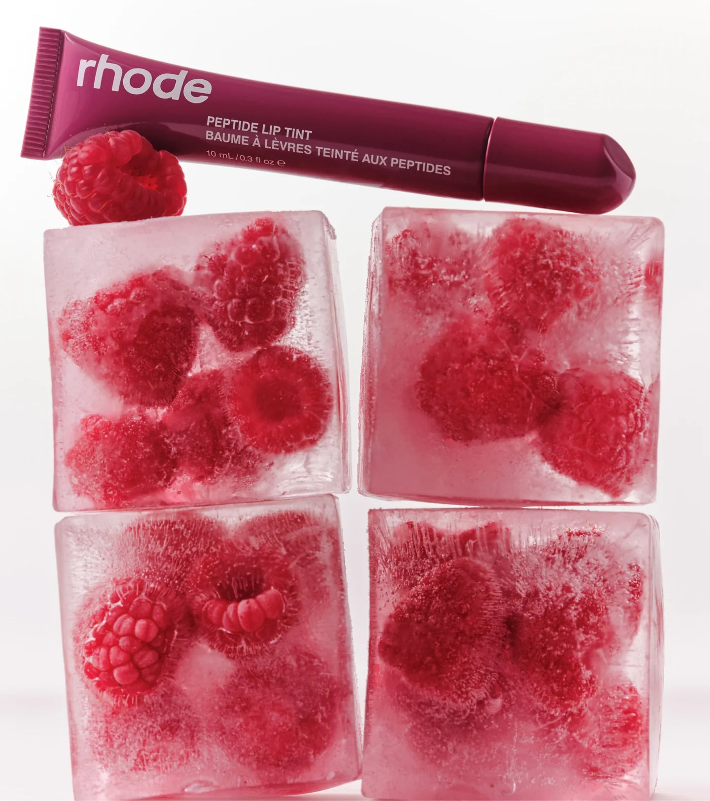 RHODE Peptide Lip Tint ( SHADE : Raspberry Jelly )