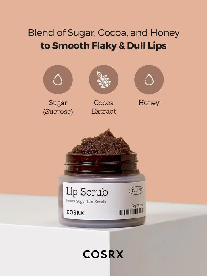 COSRX Lip Scrub - Full Fit Honey Sugar Lip Scrub 20g