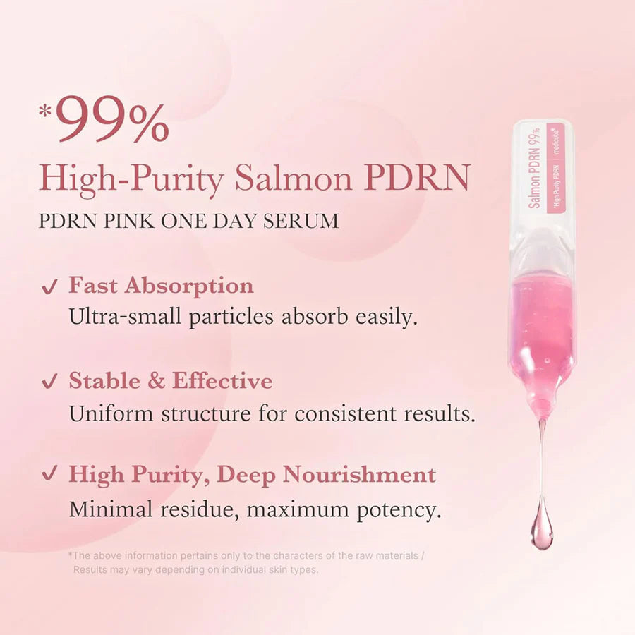 Medicube PDRN Pink One Day Serum Set 1.5ml - ( 10/Pcs Box)