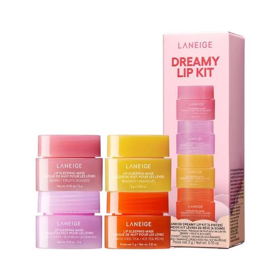 LANEIGE Dreamy 4/Pocket Size Minis Lip Mask Box
