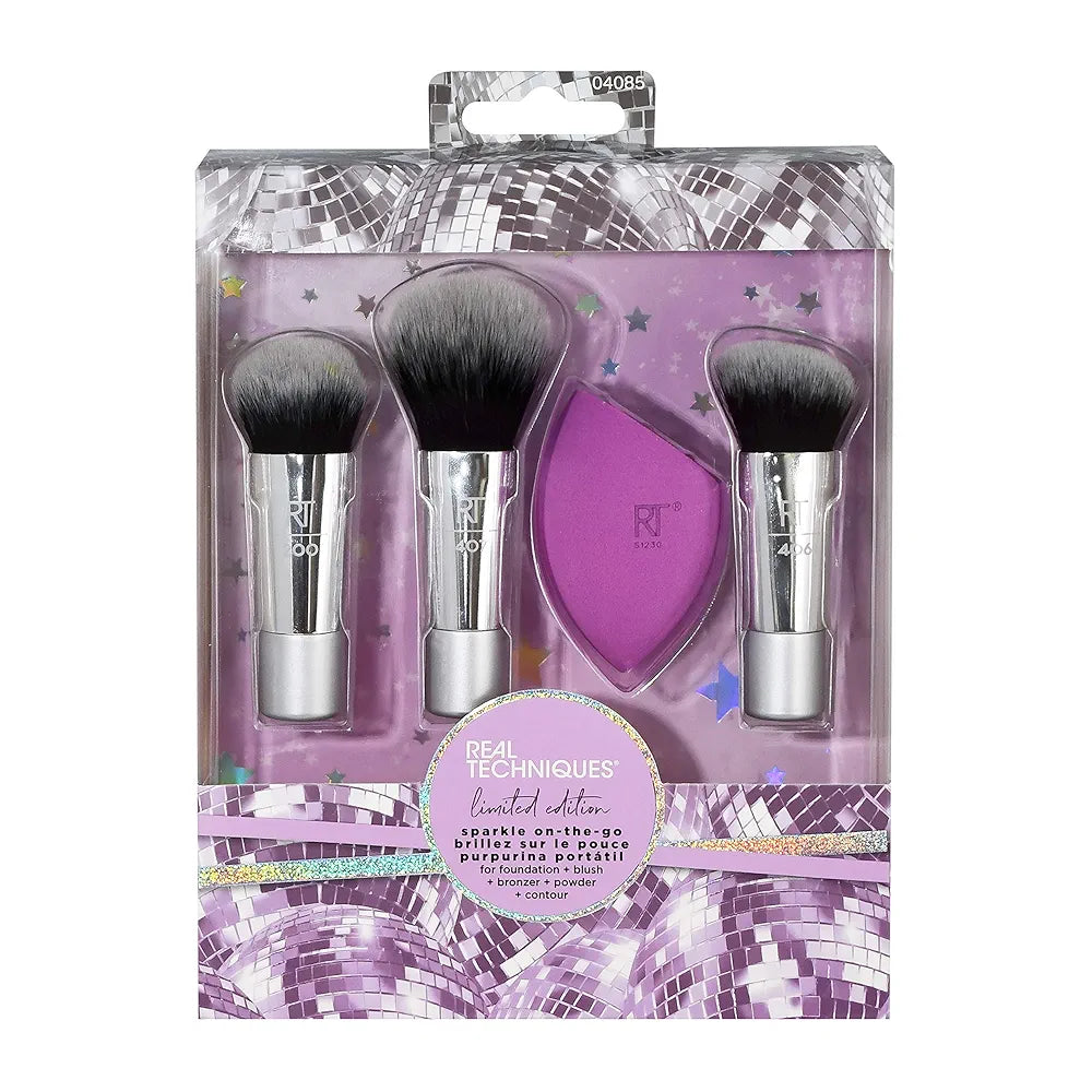 Real Techniques - Sparkle On-the-Go Limited Edition Brush Set