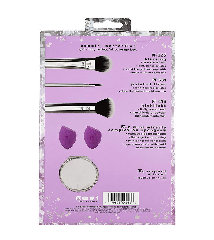 Real Techniques Poppin Perfection Makeup Brush Set