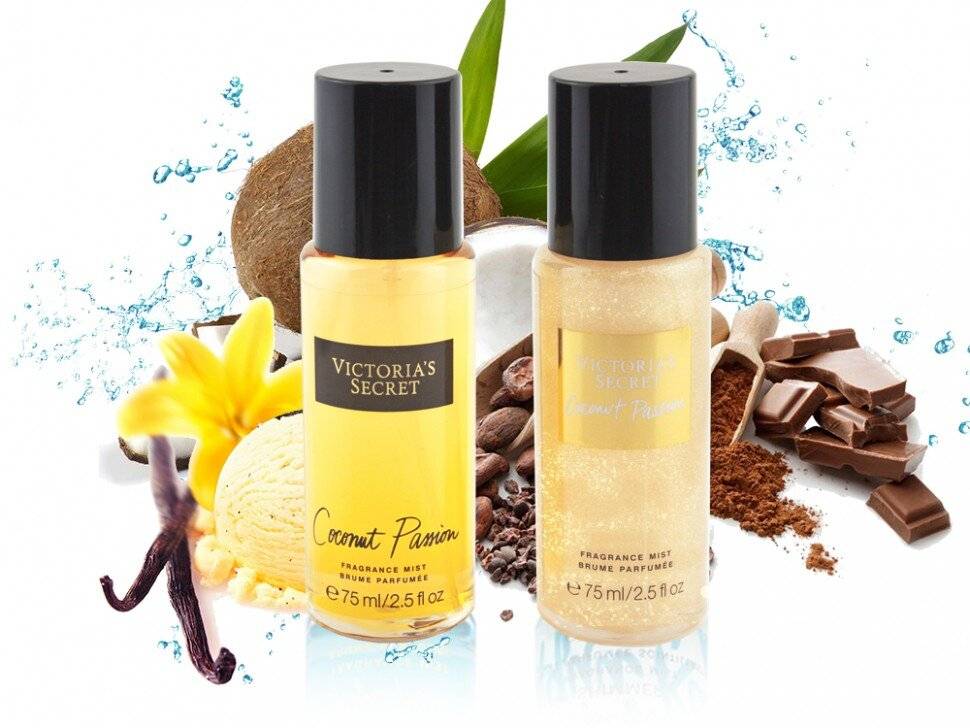 Victoria's Secret Coconut Passion Fragrance Mist 2in1 Set