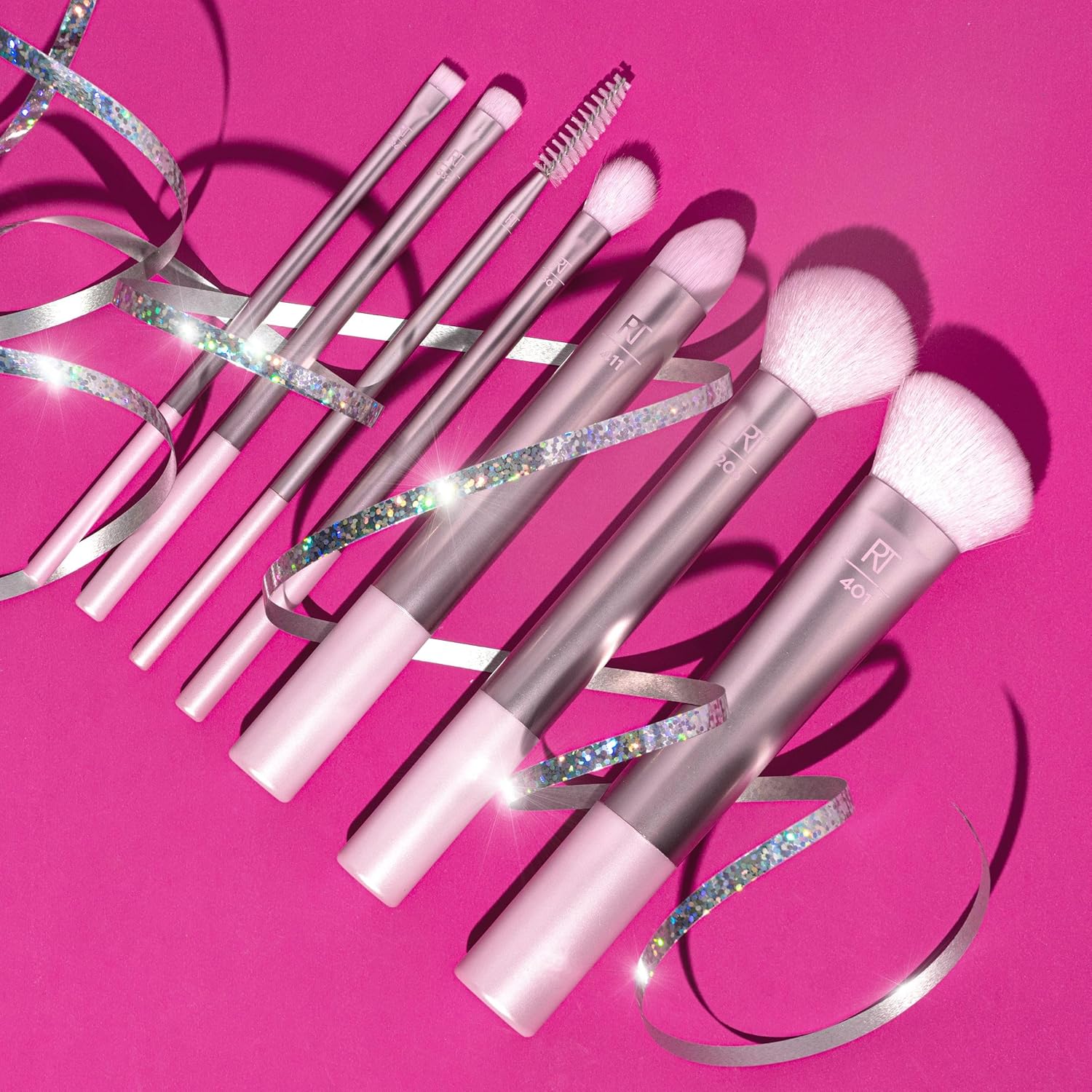 Real Techniques Limited Edition Light Up The Night Brush Kit 7/Piece Set