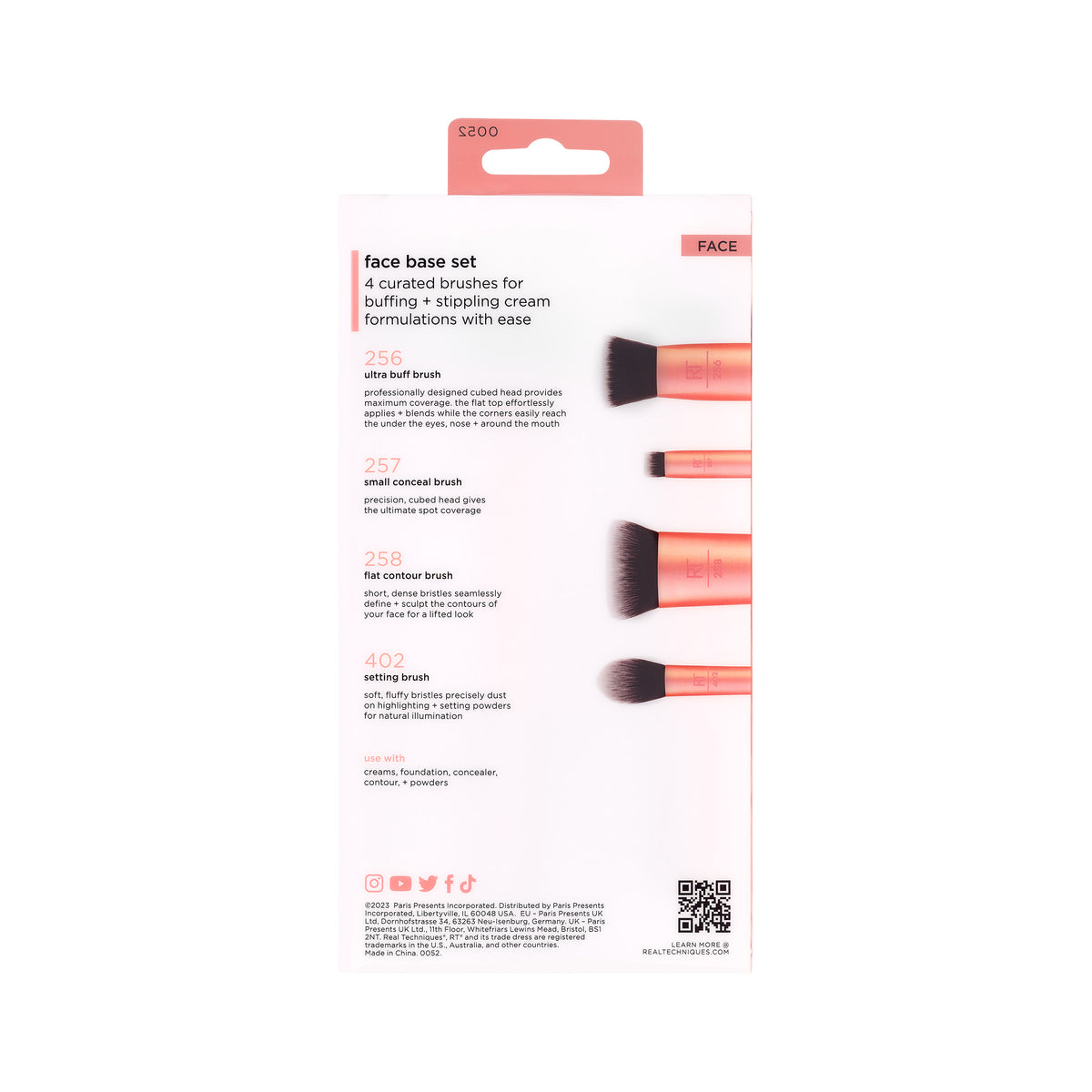 Real Techniques Face Base Makeup Brush Set