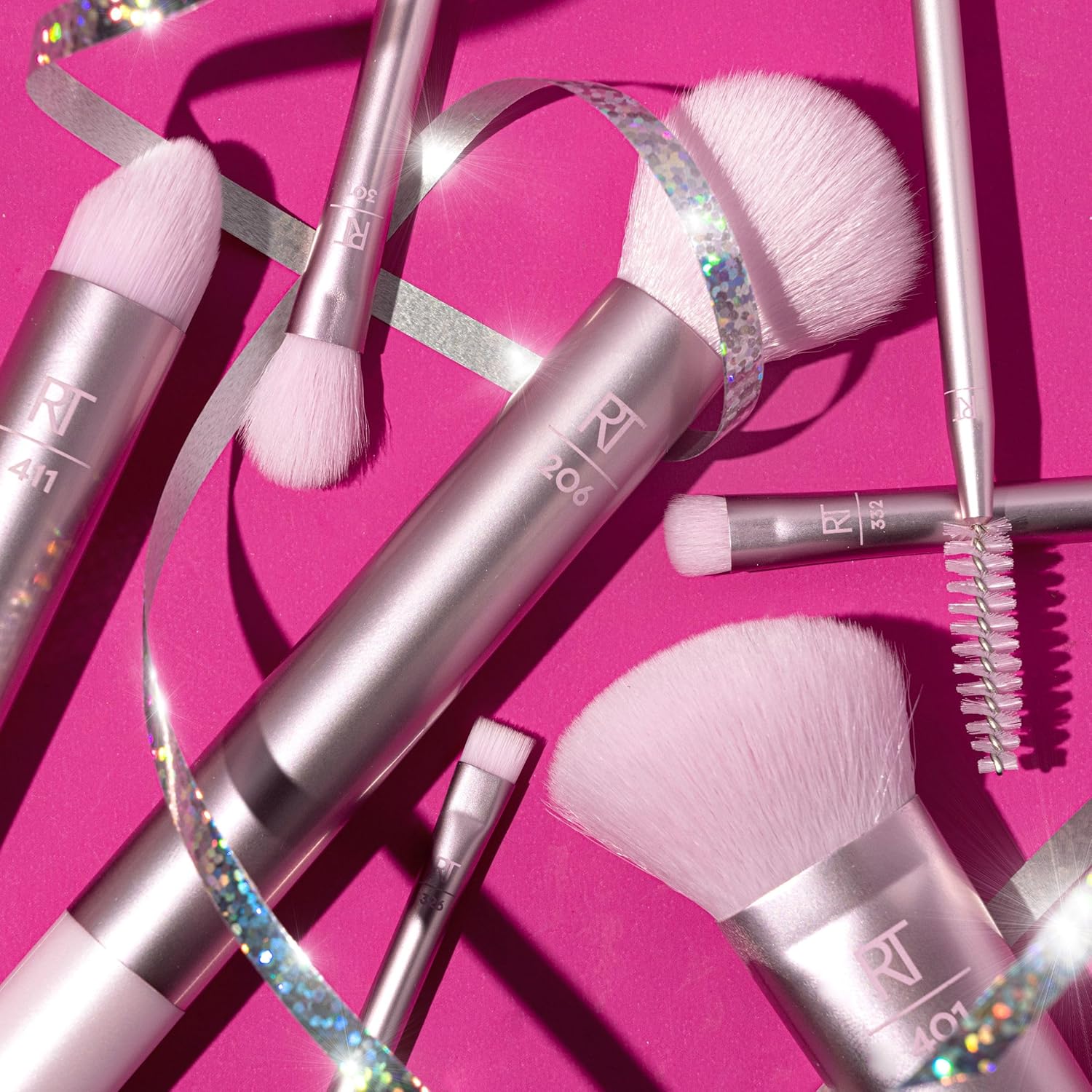 Real Techniques Limited Edition Light Up The Night Brush Kit 7/Piece Set