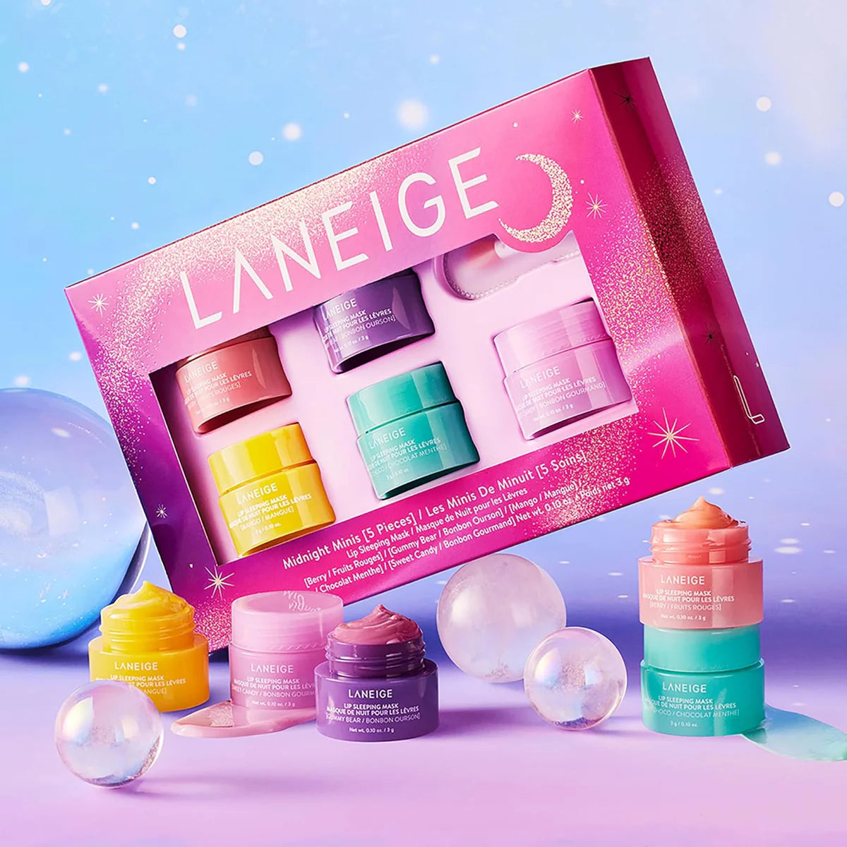 LANEIGE Midnight 5/Minis Lip Mask Set