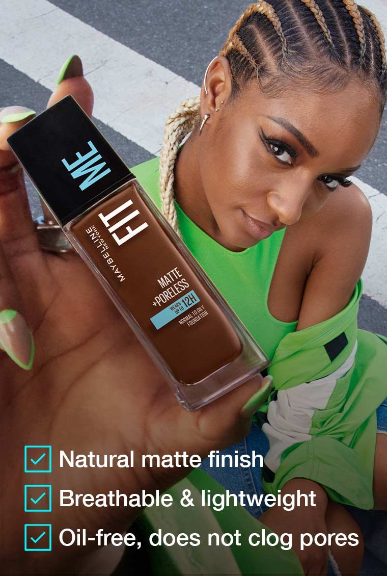 Maybelline Fit Me Matte + Poreless Foundation Bottle ( 5/Shades Available )