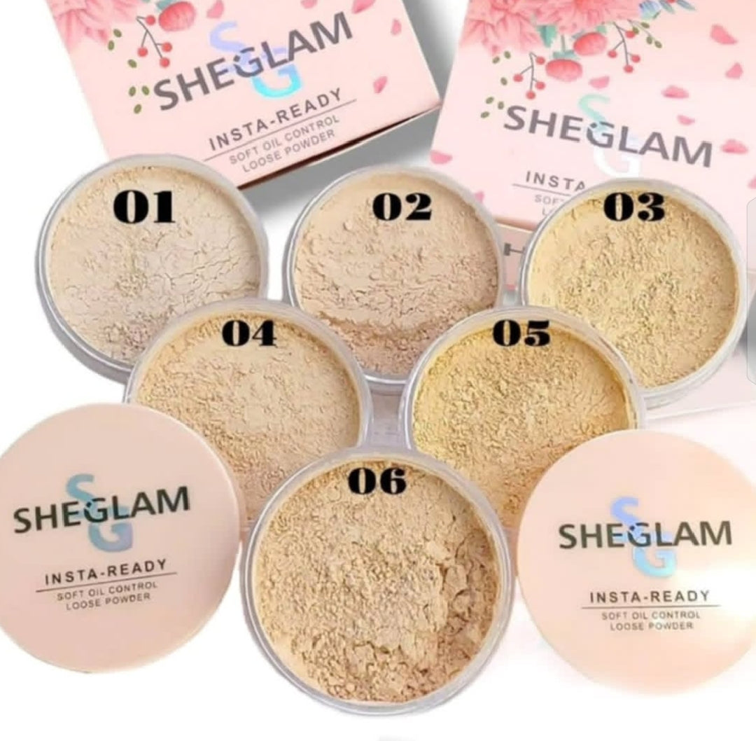 SHEGLAM Insta-Ready Loose Powder ( 6/Shades Available )
