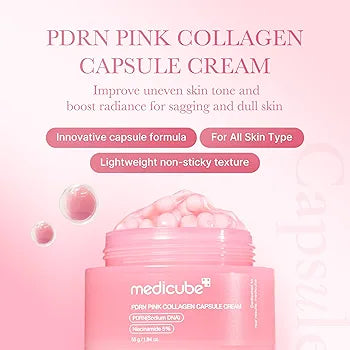Medicube PDRN Pink Collagen Capsule Cream 55g