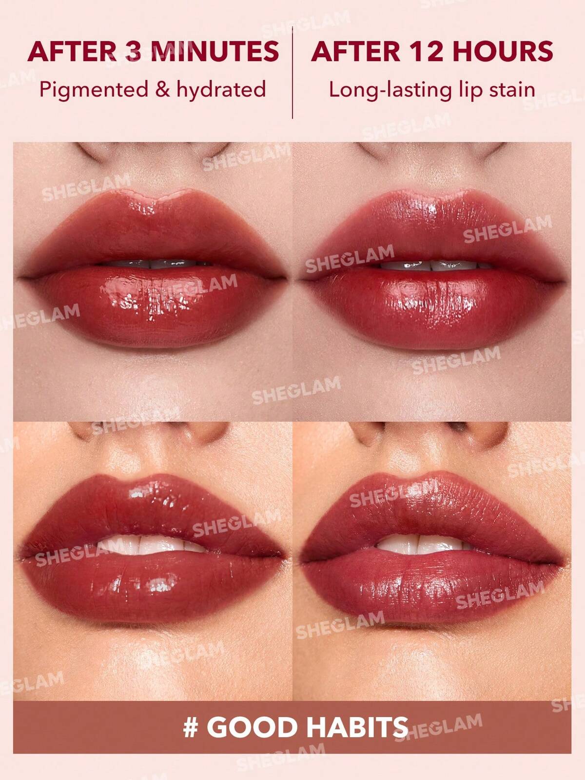 SHEGLAM Take A Hint Lip Tint (5/Shades Available)