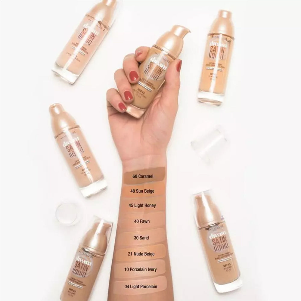 Maybelline Dream Satin Liquid Foundation ( 3/Shades Available )
