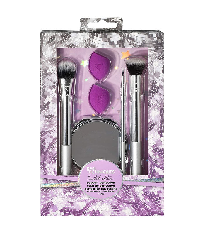 Real Techniques Poppin Perfection Makeup Brush Set