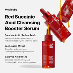 Medicube 21% Red Succinic Acid Cleansing Booster Serum 40g