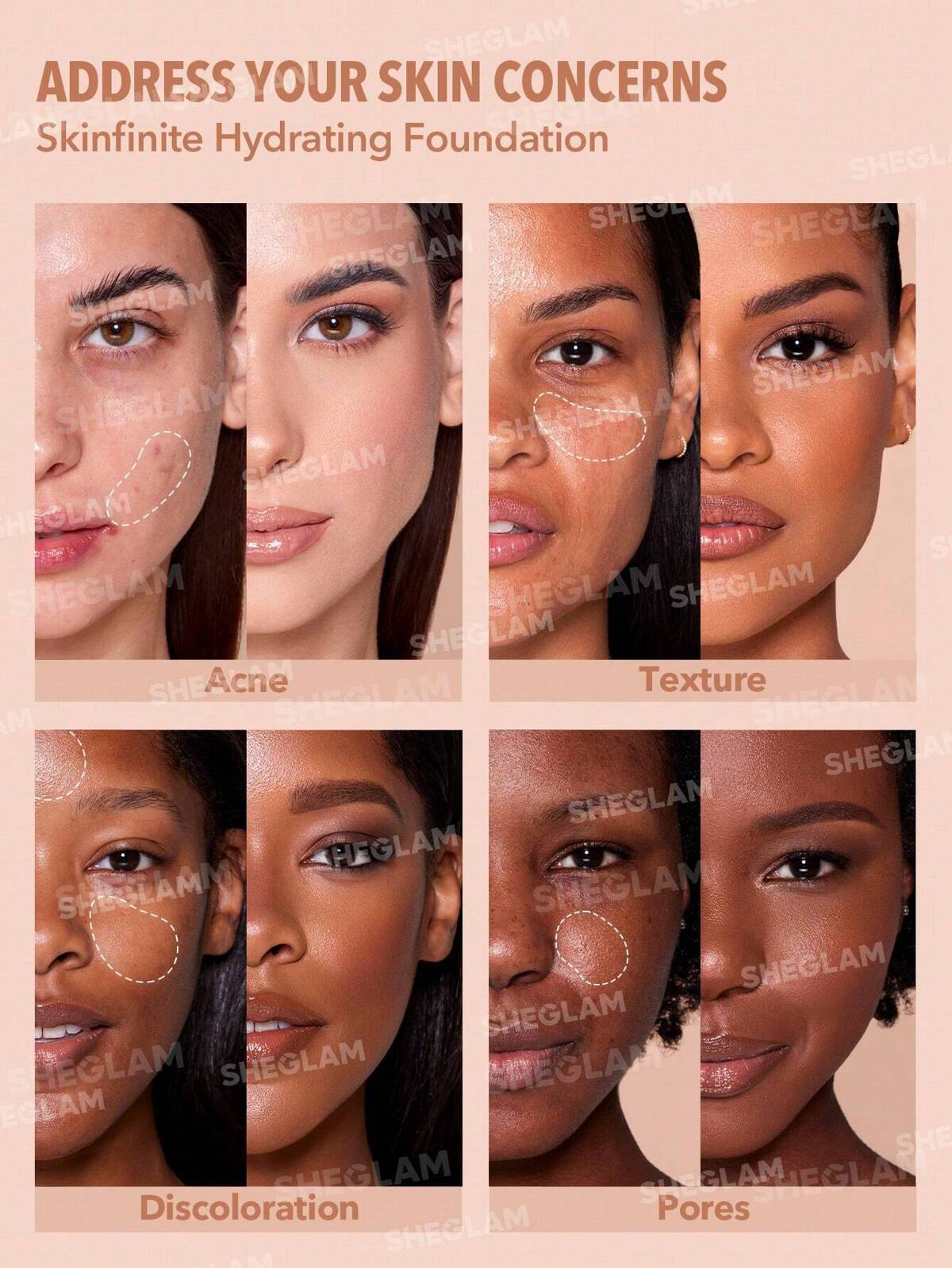 SHEGLAM Skinfinite Hydrating Foundation (4/Shades Available)
