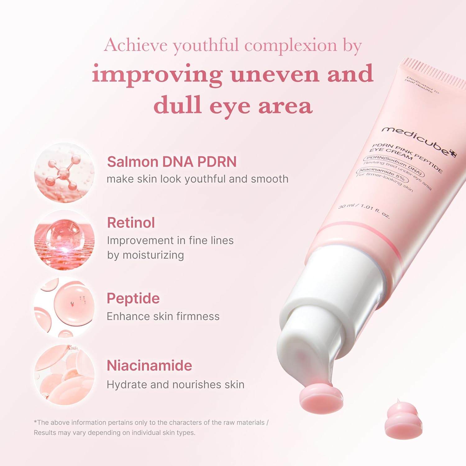 Medicube PDRN Pink Peptide Eye Cream 30ml
