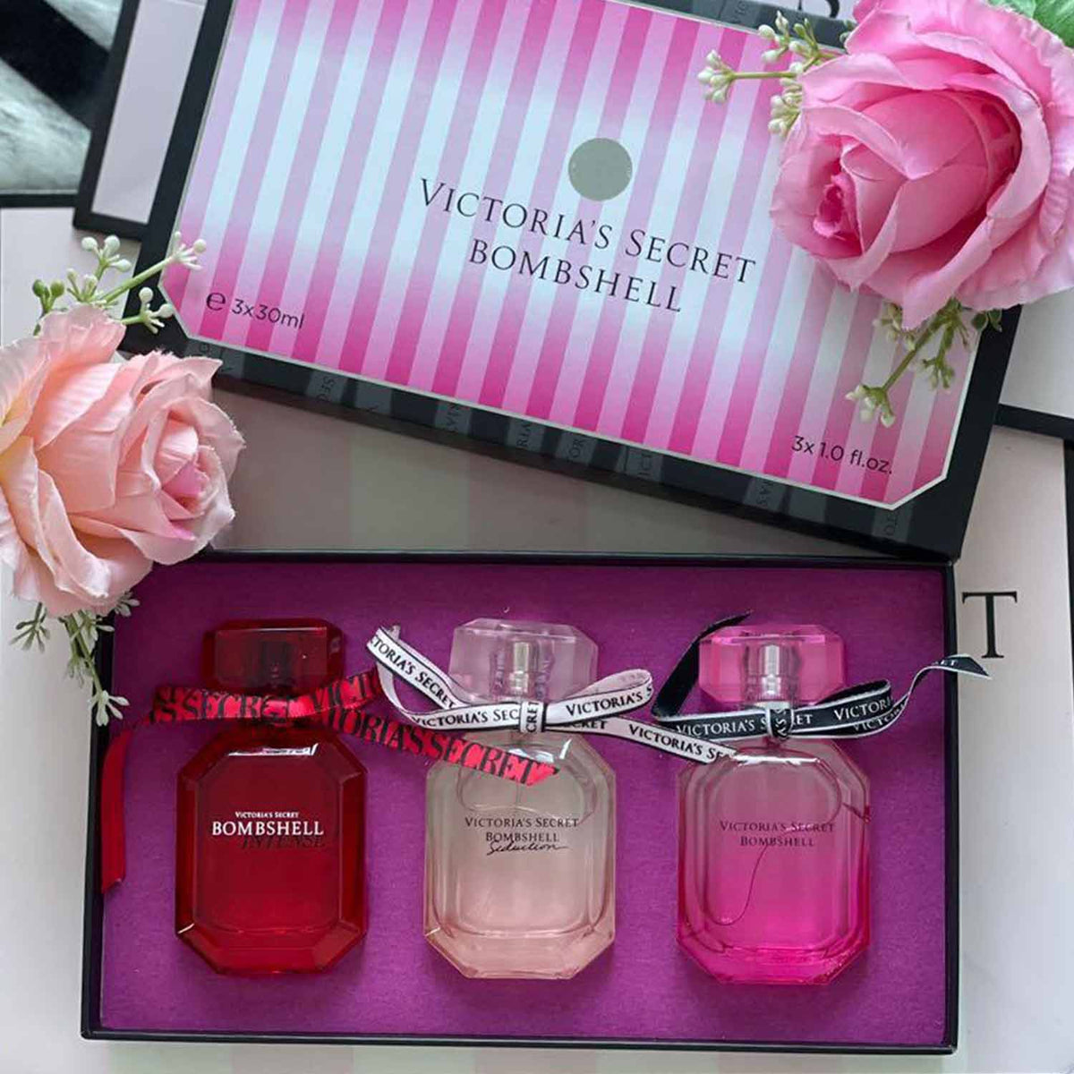 Victoria's Secret Bombshell Variant Mini 3in1 Parfum Women Gift Set