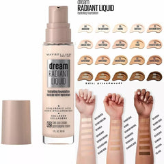 Maybelline Dream Radiant Satin Liquid Foundation ( 3/Shades Available )