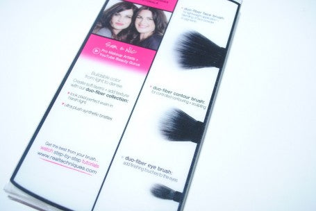 Real Techniques Duo-Fiber 3/Pcs Brush Set Limited Edition