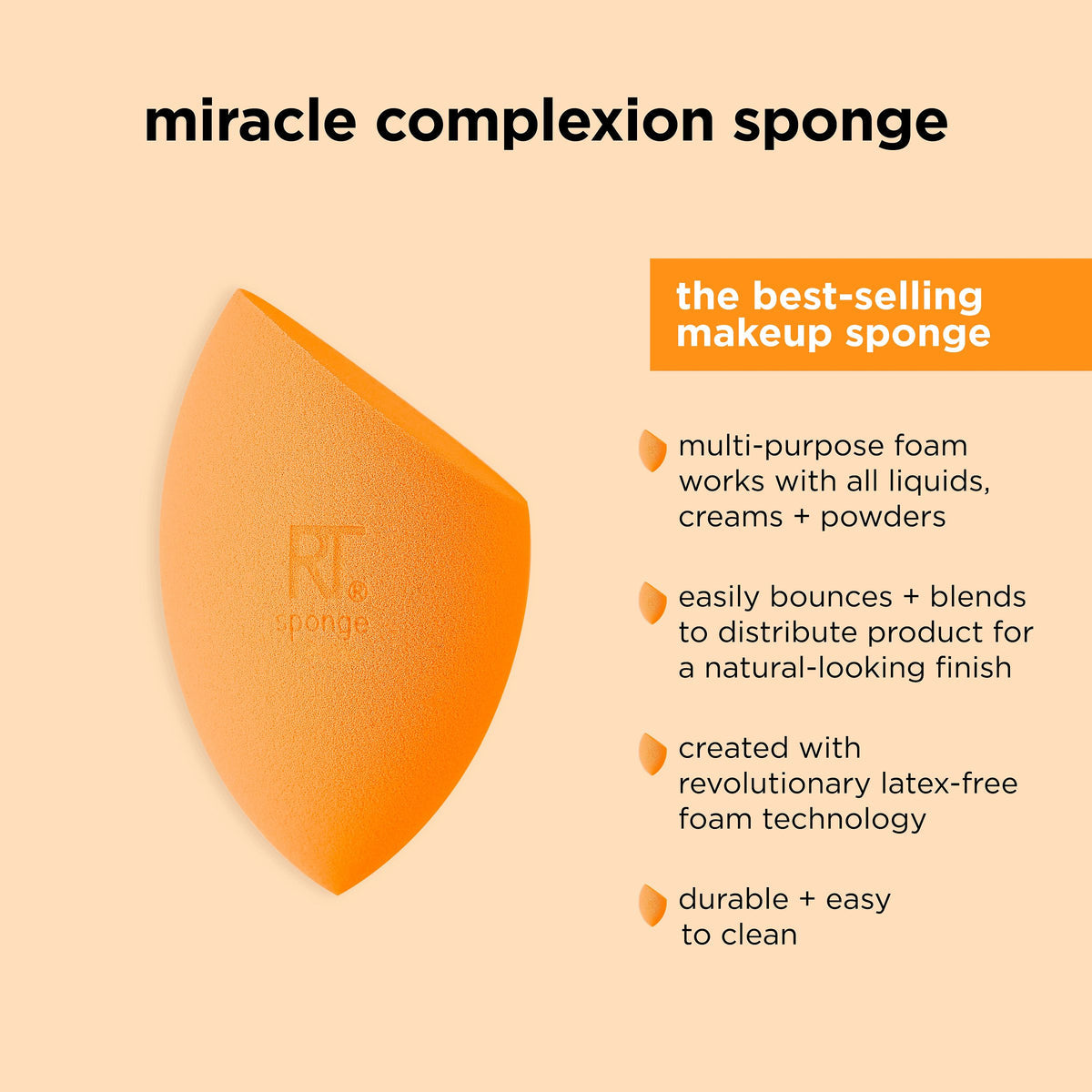 Real Techniques Miracle Complexion Sponge 4/Pcs Set