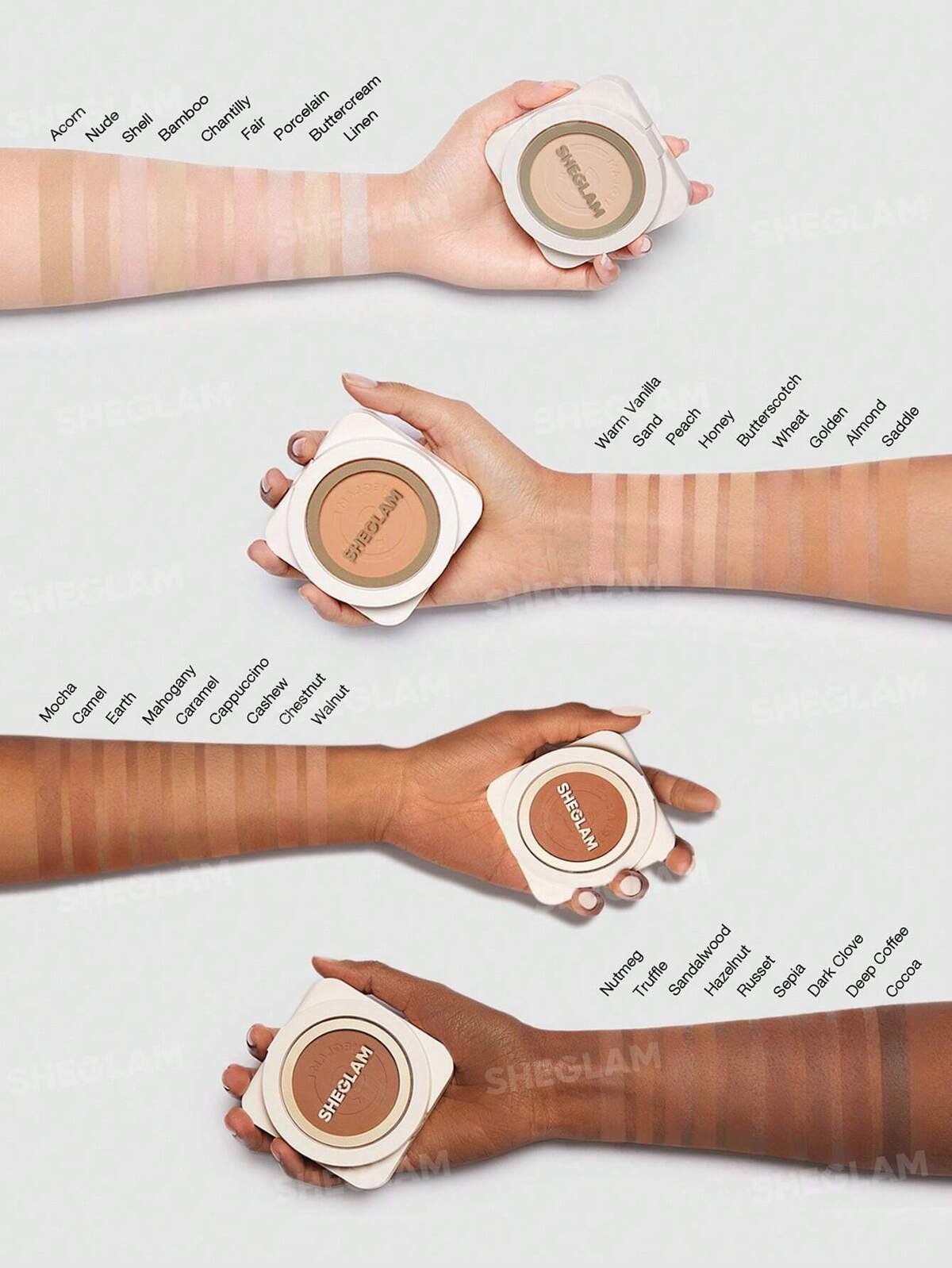 SHEGLAM Skin-Focus High Coverage Powder Foundation (3/Shades Available)
