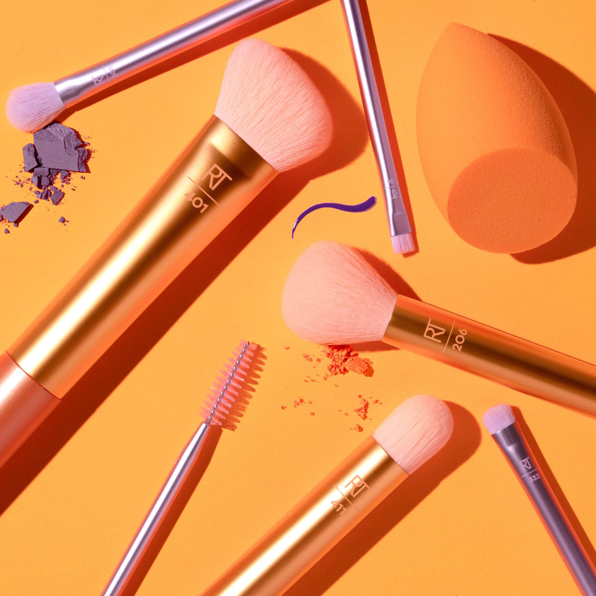 Real Techniques Level Up Brush + Sponge 8/Pcs Set