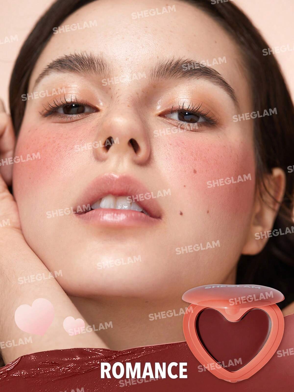 SHEGLAM Heart-Shaped Playing Cupid Cream Blush (4/Shades Available)