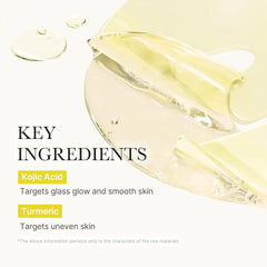 Medicube Kojic Acid Turmeric Gold Jelly Gel Face Sheet Mask ( 4/Sheets Box )