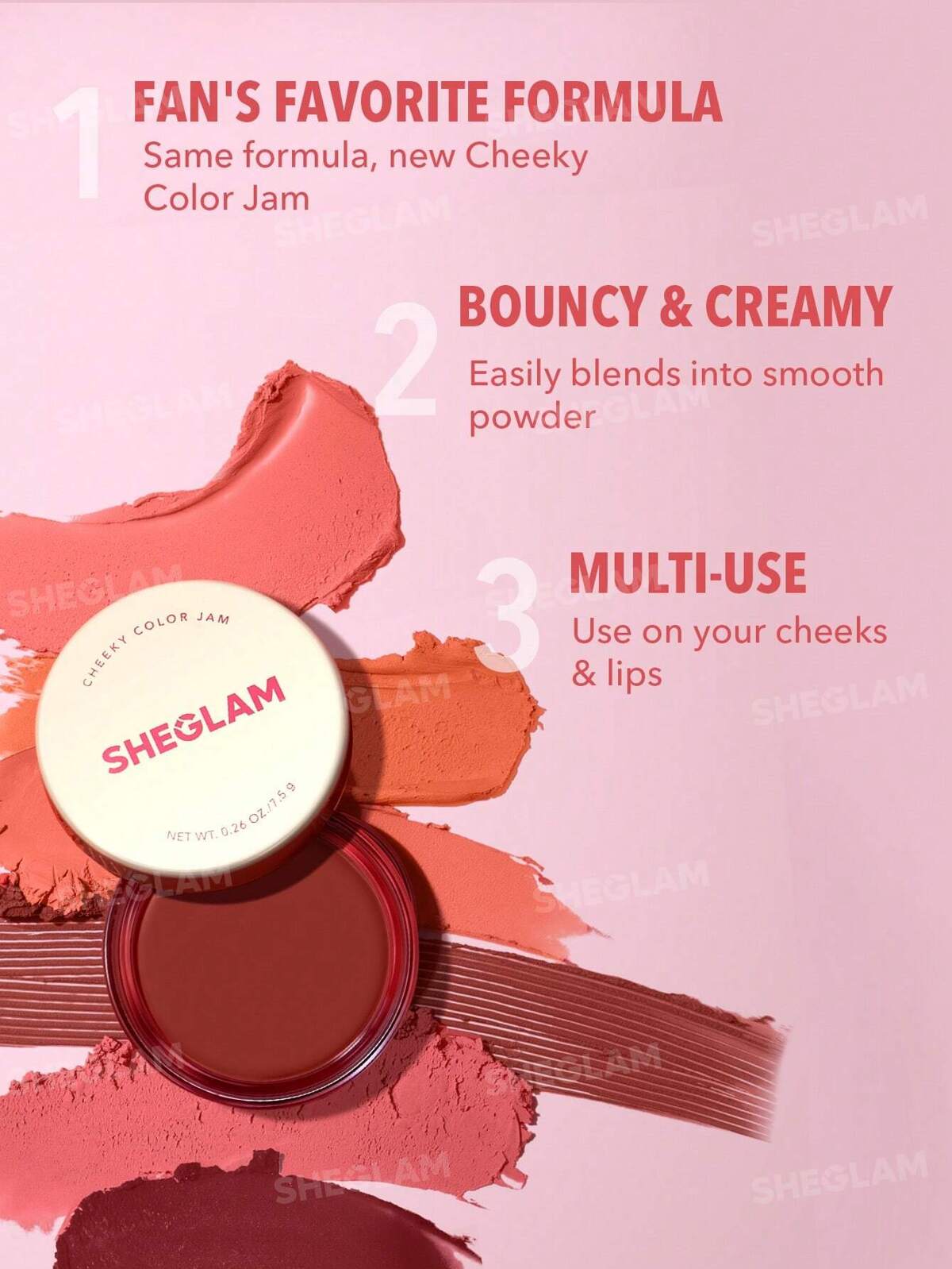 SHEGLAM Cheeky Color Jam Cream Blush (6/Shades Available)