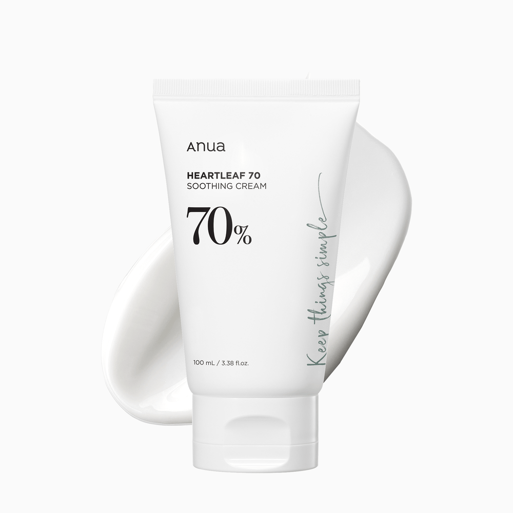 ANUA Heart Leaf 70% Soothing Cream Tube 100ml