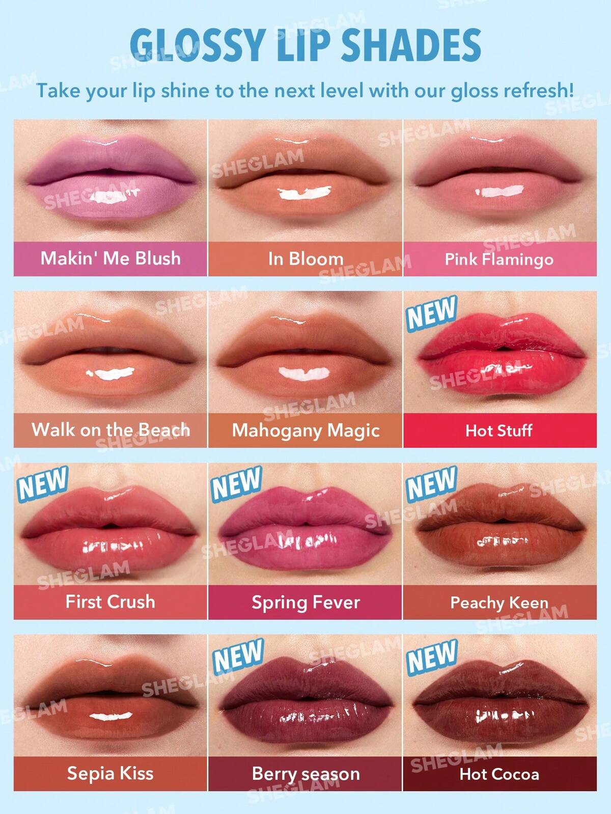 SHEGLAM Pout-Perfect Shine Lip Plumper (8/Shades Available)