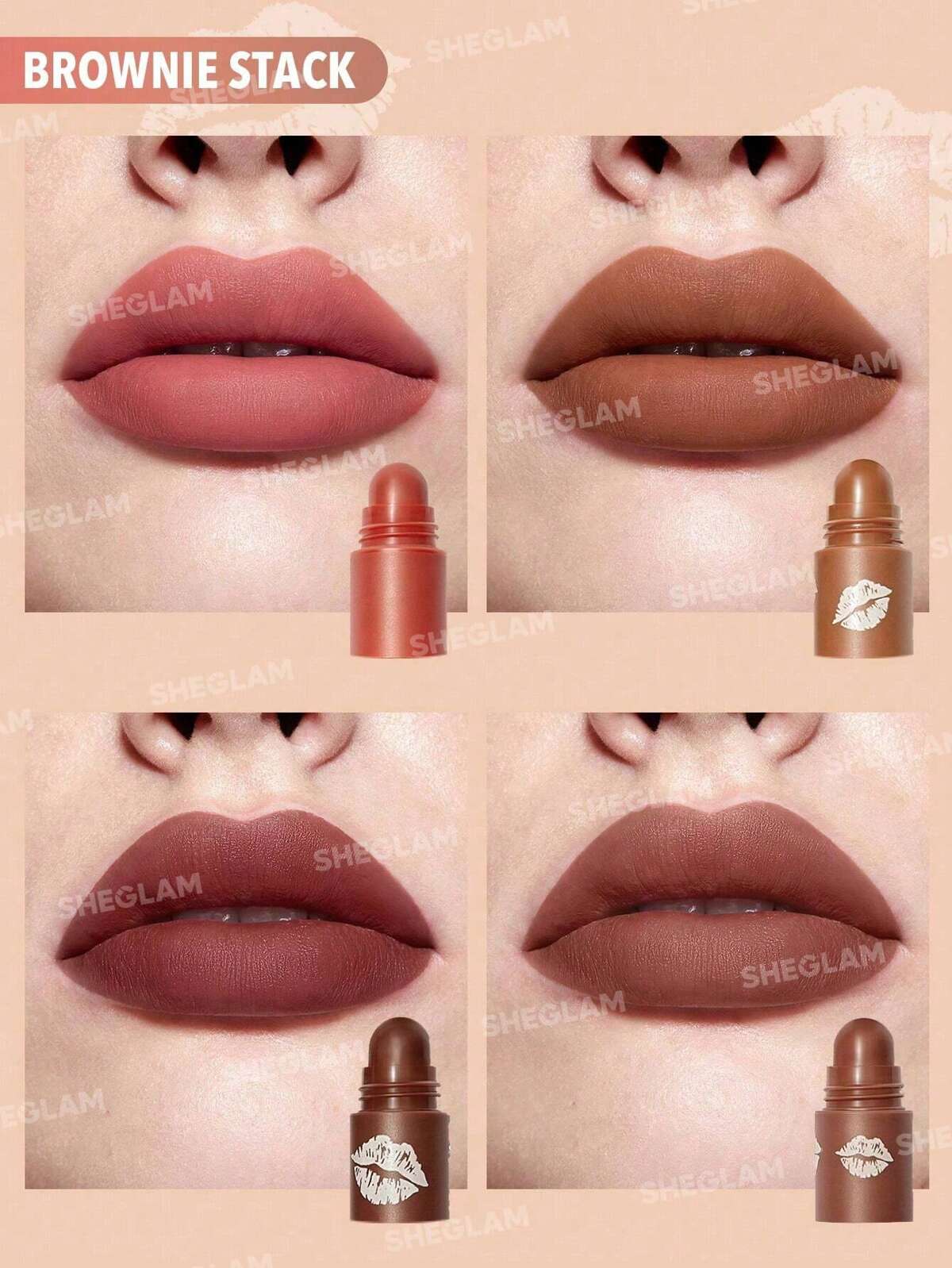 SHEGLAM 4in1 Mega Lip Stacks