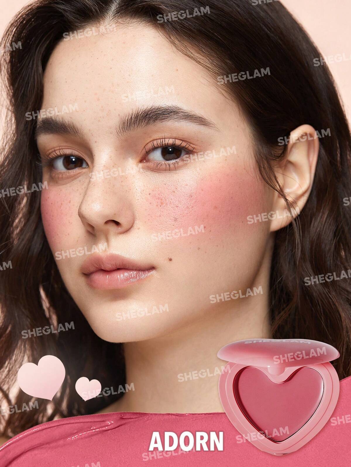 SHEGLAM Heart-Shaped Playing Cupid Cream Blush (4/Shades Available)