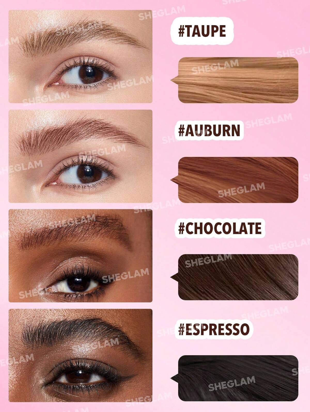 SHEGLAM Brow Shaping Brush & Dip (4/Shades Available)
