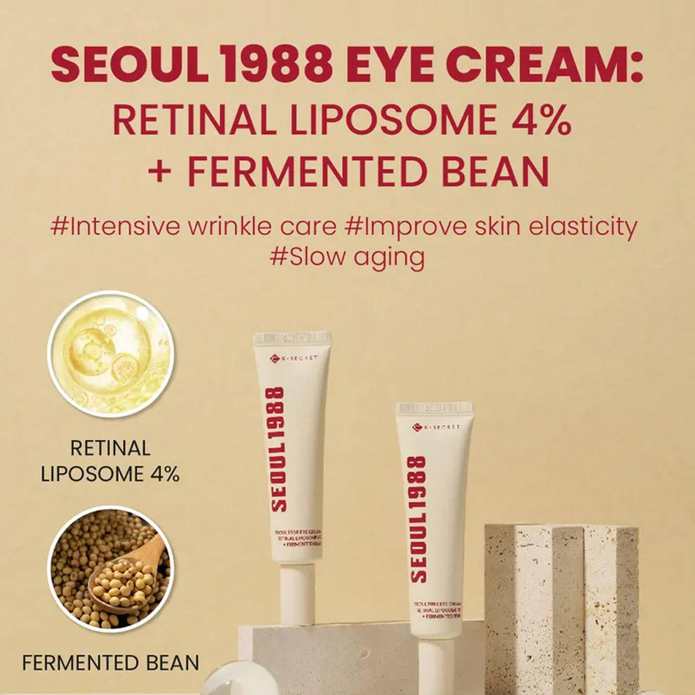 K-SECRET | SEOUL 1988 Eye Cream Retinal Liposome 4% + Fermented Bean 30ml