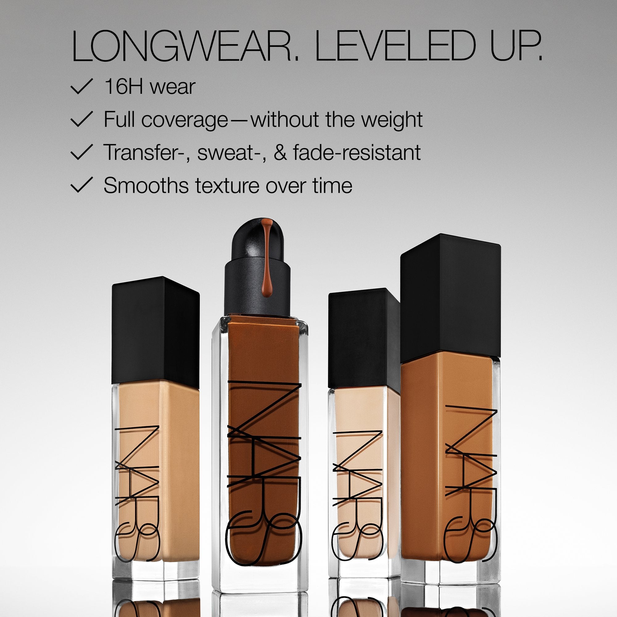 NARS Natural Radiant Long Wear Foundation 5/Shades Available