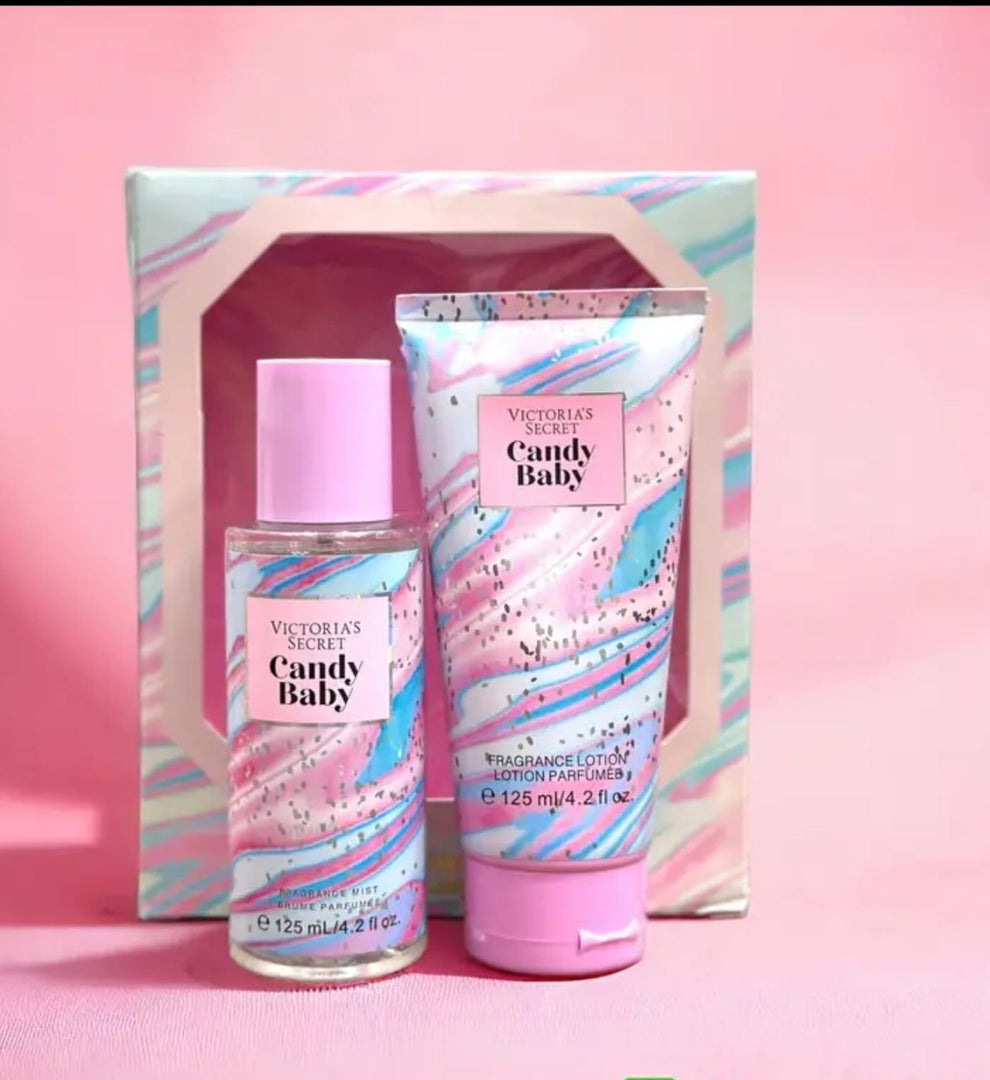 Victoria's Secret 2in1 DUO Set Lotion+Body Mist - CANDY BABY