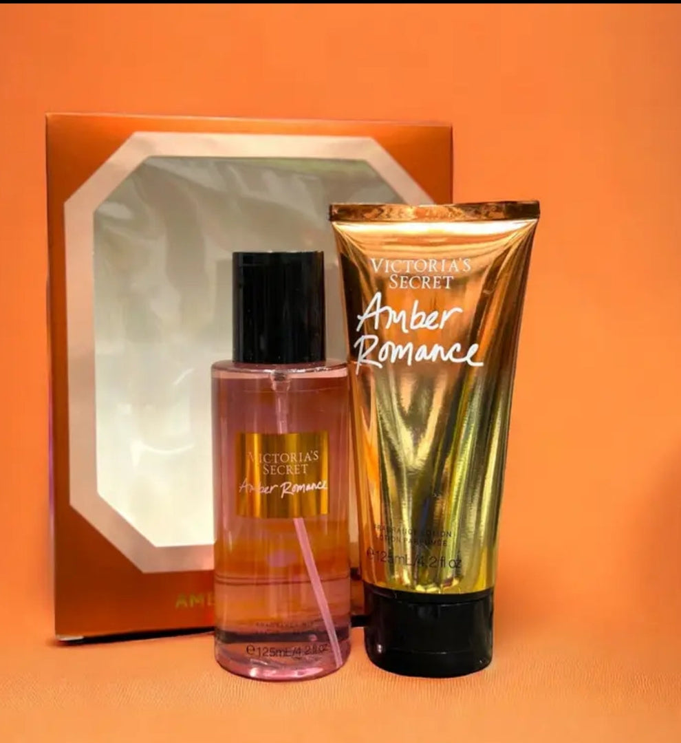 Victoria's Secret 2in1 DUO Set Lotion+Body Mist - AMBER ROMANCE