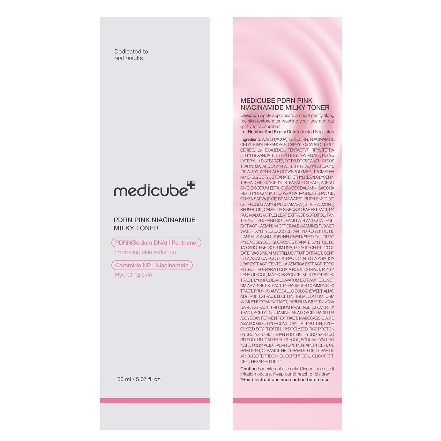 Medicube PDRN Pink Niacinamide Milky Toner 150ml